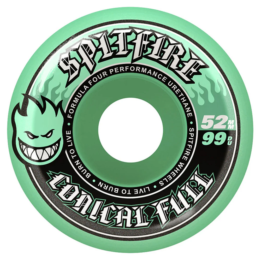 SPITFIRE F4 CONICAL FULL 99D 52MM TEAL