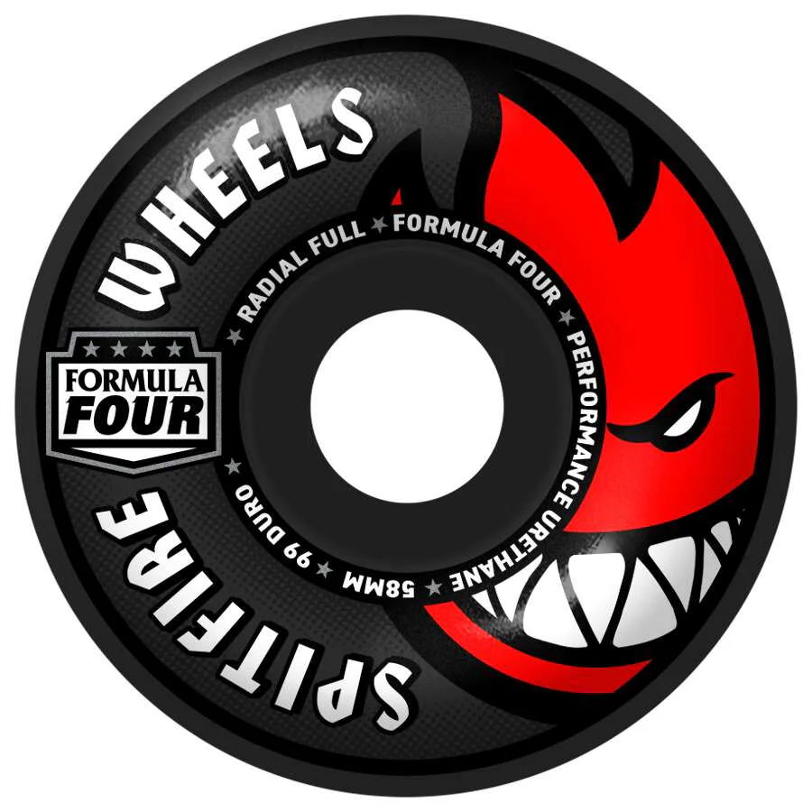 SPITFIRE F4 RADIAL FULL 99D 58MM BLACK
