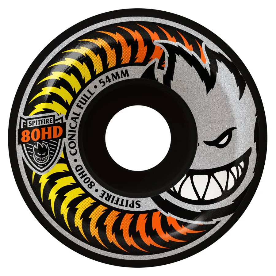 SPITFIRE FADE CONICAL FULL 80HD 54MM BLACK