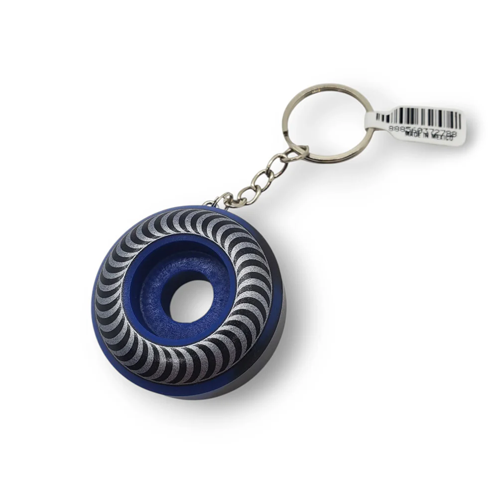 SPITFIRE KEYCHAIN SWIRL BLACK / BLUE