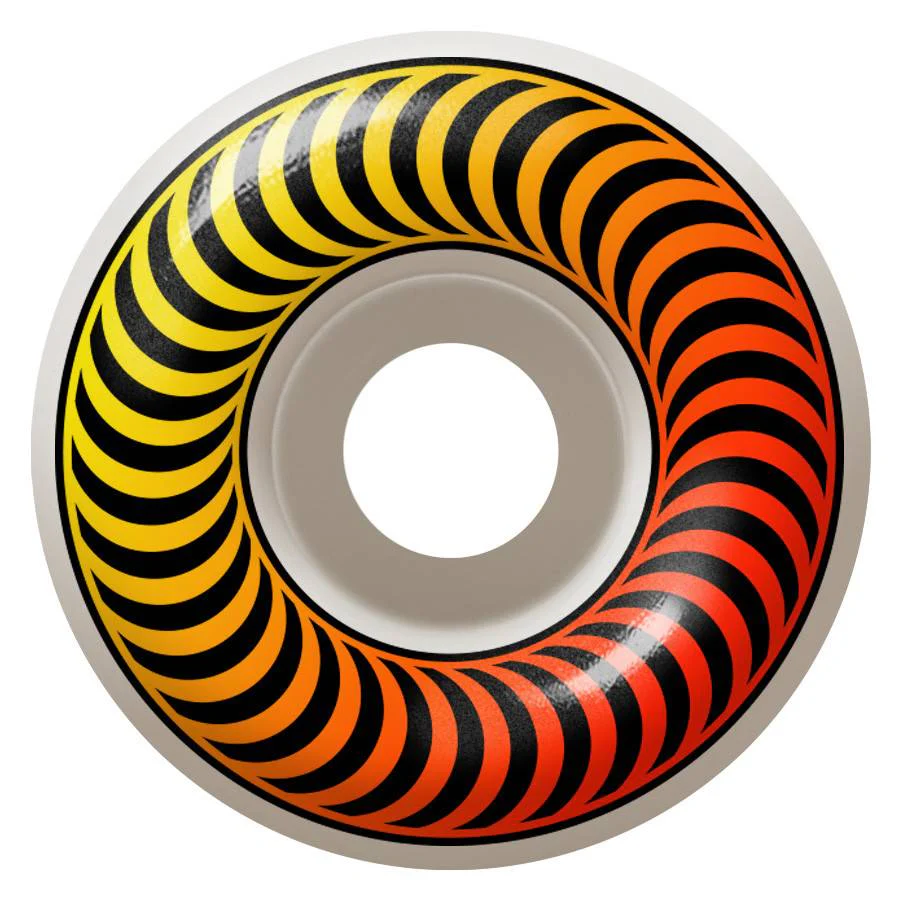 SPITFIRE WHEELS CLASSIC FADERS 99D, YELLOW / ORANGE