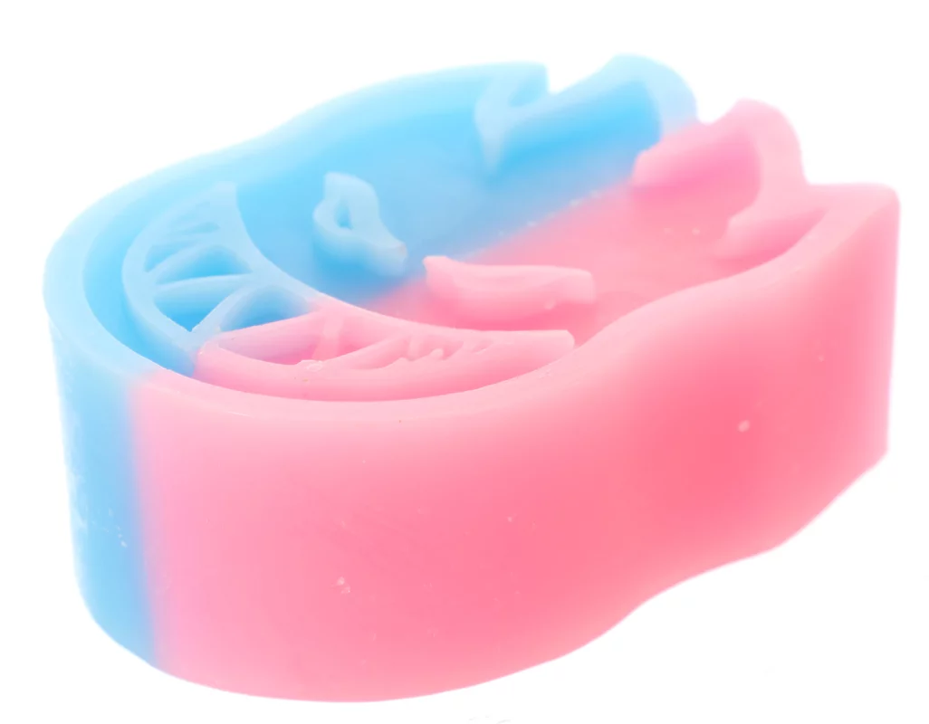 SPITFIRE SWIRL FACE CURB WAX PINK BLUE - Image 2