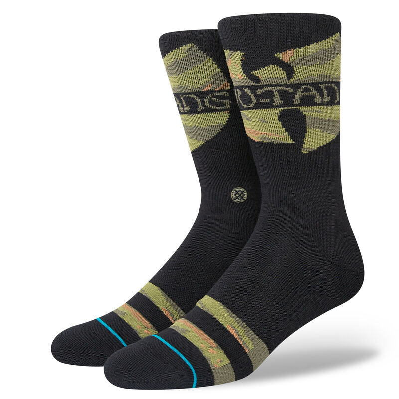 STANCE SOCKS CLAN IN DA FRONT BLACK LARGE