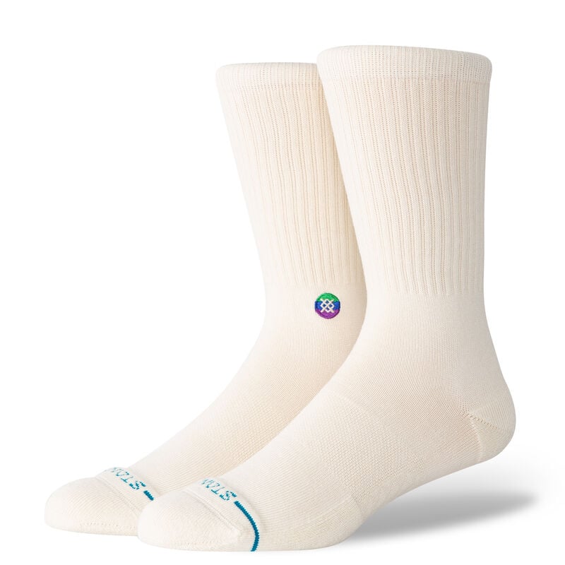 STANCE SOCKS COTTON CREW ENCIRCLE WHITE LARGE