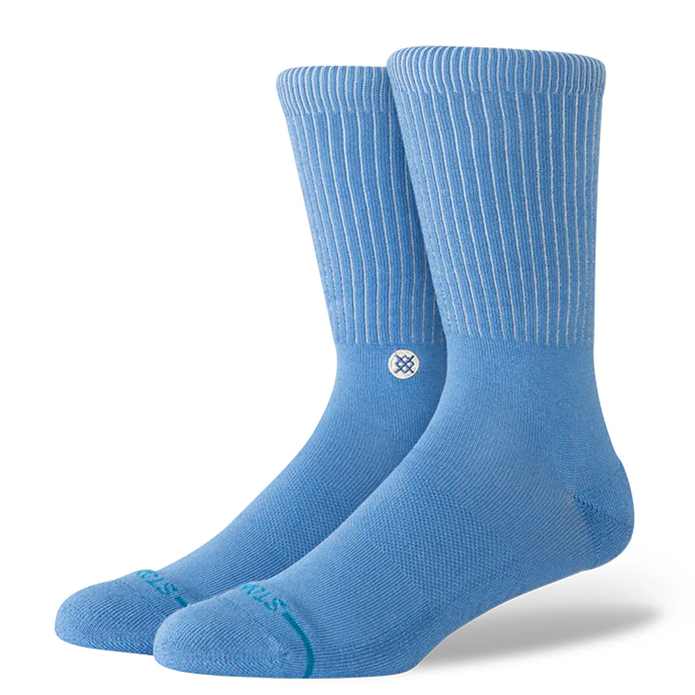 STANCE SOCKS ICON POP CREW CAPRI BLUE LARGE
