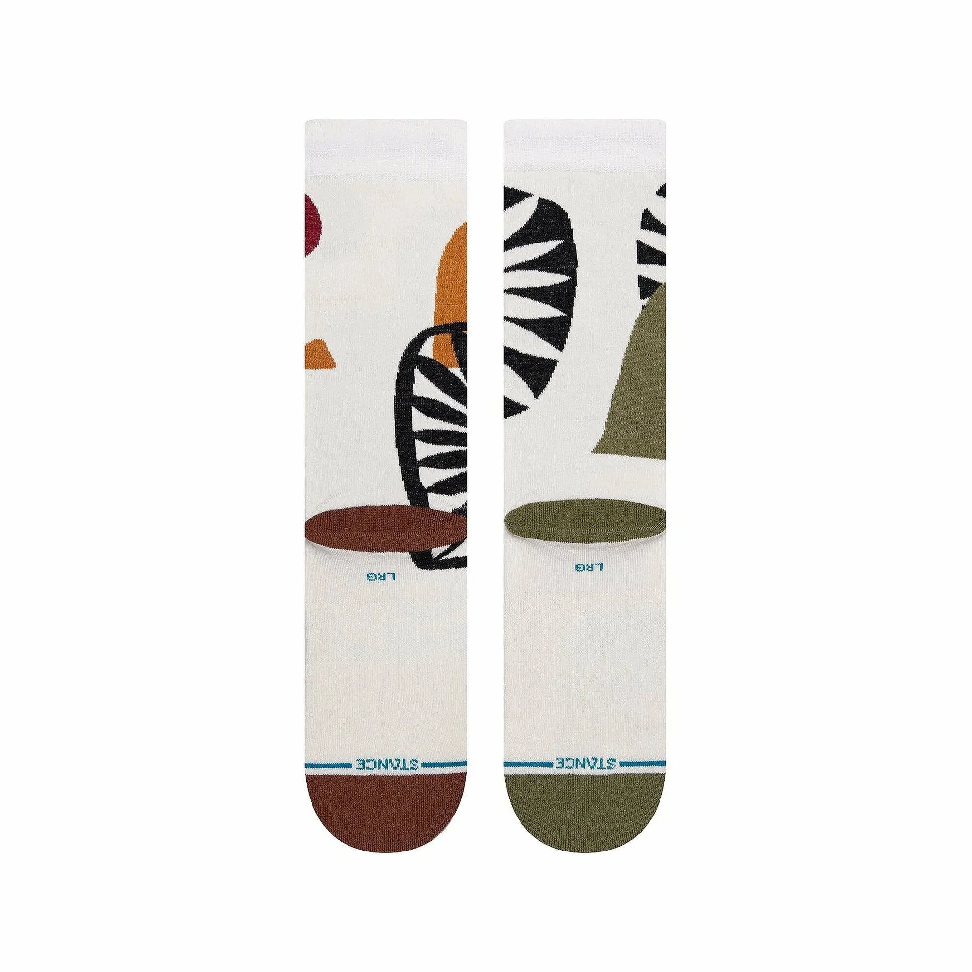 STANCE SOCKS LAND AND SEA OFF WHITE LARGE - Image 3