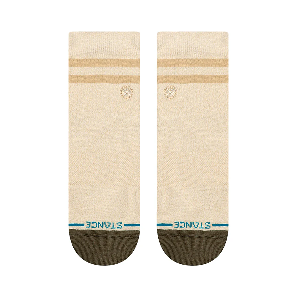 STANCE SOCKS MARLED STRIPE QUARTER IVORY LARGE - Image 2