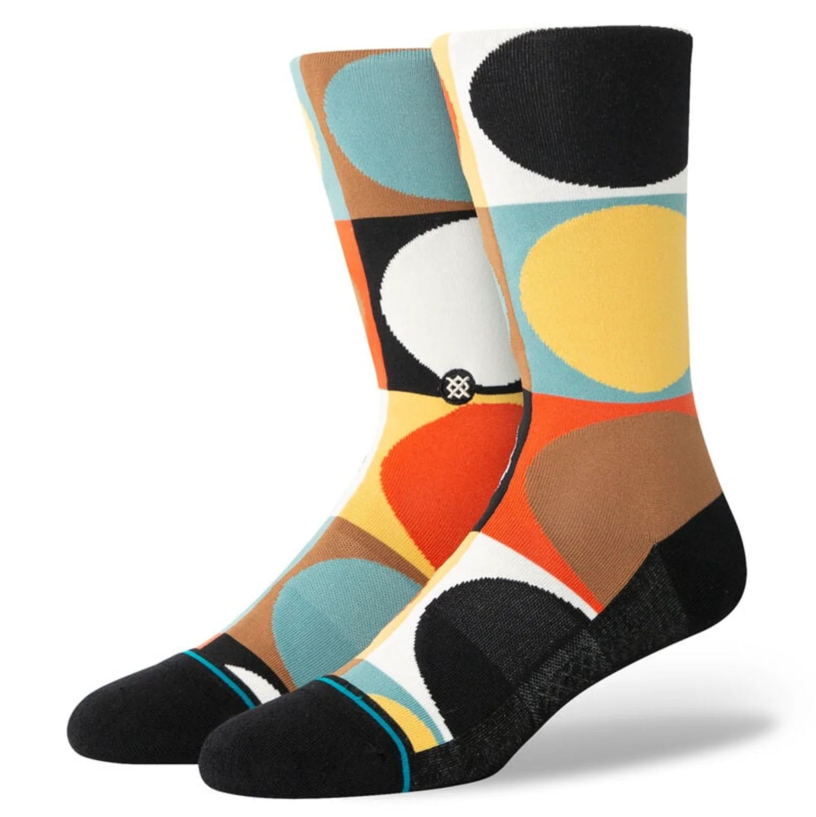 STANCE SOCKS POKA POKA LARGE WASHED BLACK