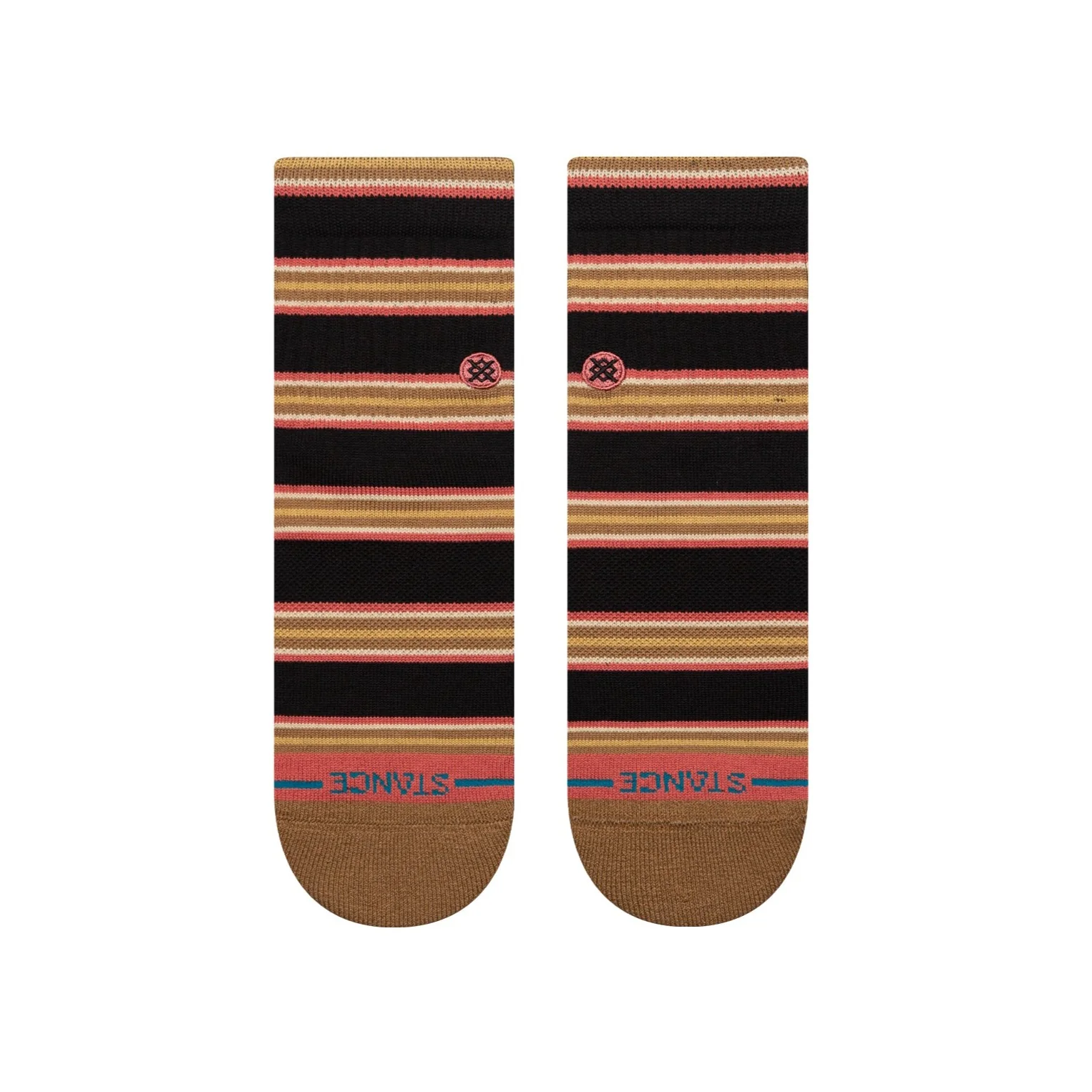 STANCE SOCKS QUARTER SPEAKEASY BLACK LARGE - Image 2