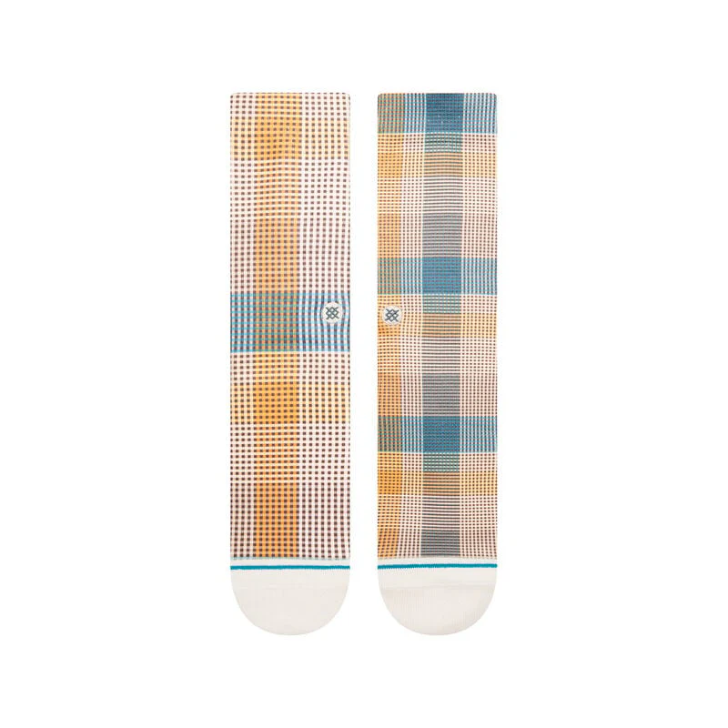 STANCE SOCKS TARTAN CREW TEAL LARGE - Image 2