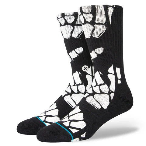 STANCE SOCKS ZOMBIE HANG BLACK LARGE