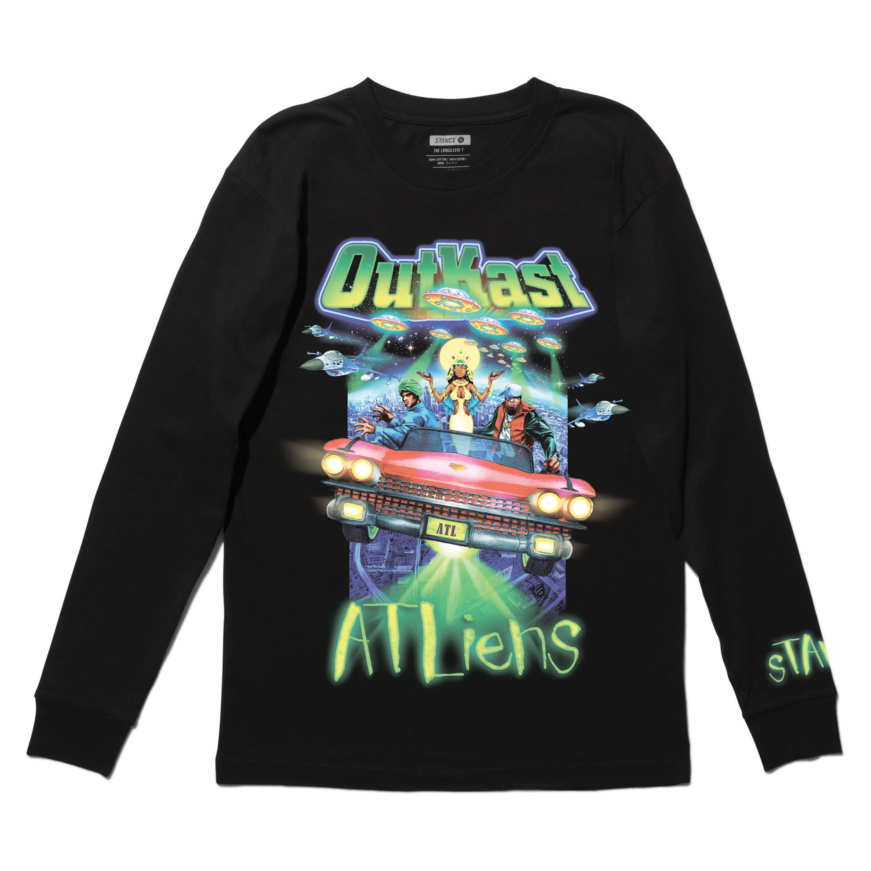 STANCE X OUTKAST LONG SLEEVE BLACK