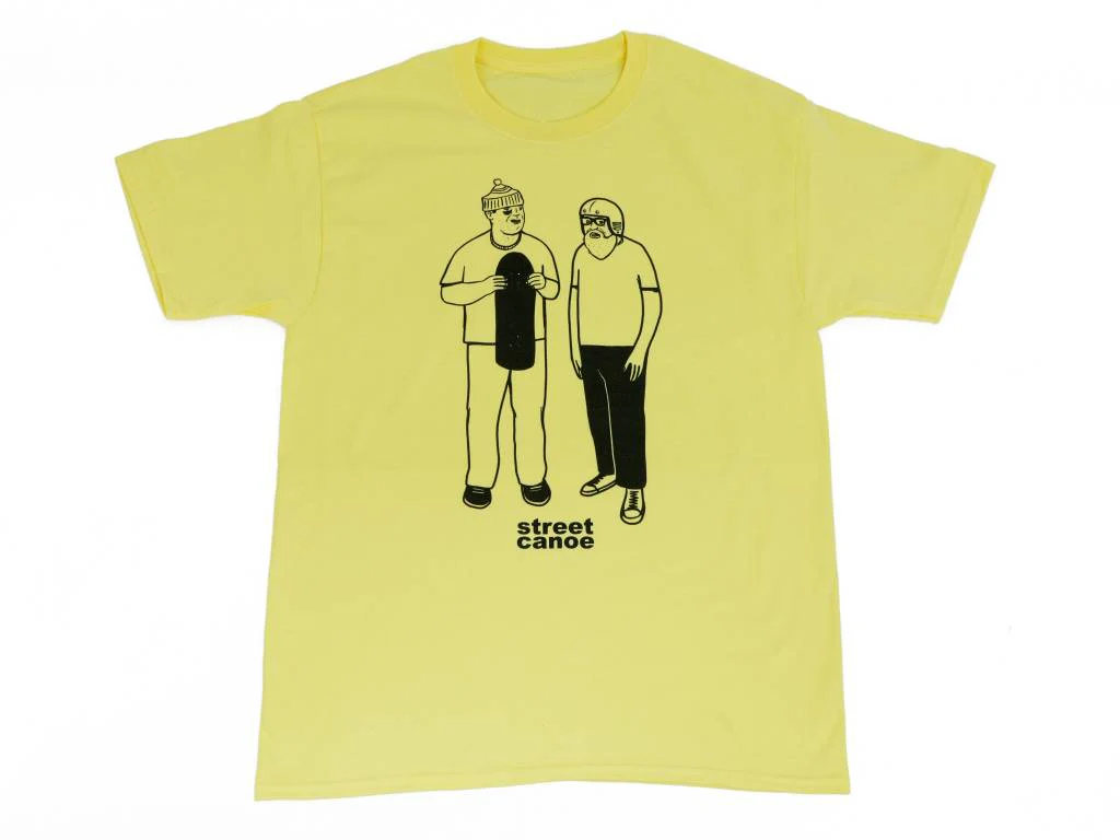 STREET CANOE DUDES T-SHIRT YELLOW