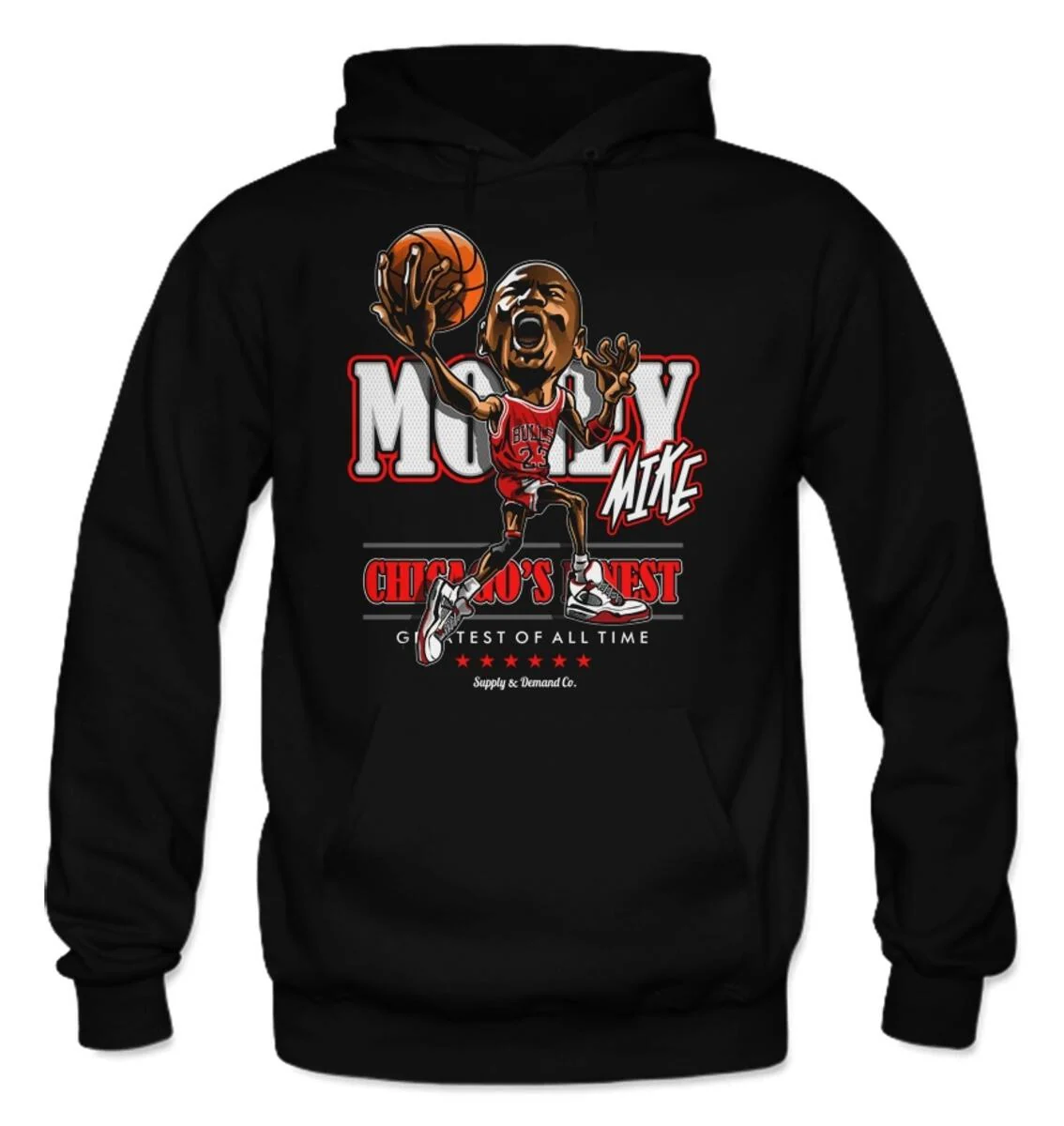 SUPPLY & DEMAND MONEY MIKE HOODIE BLACK