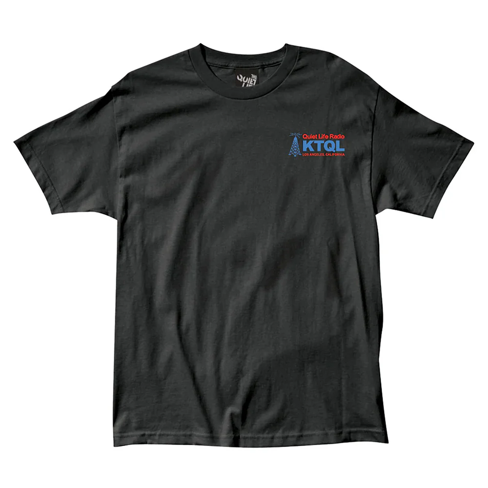 THE QUIET LIFE RADIO STATION TEE BLACK - Image 2