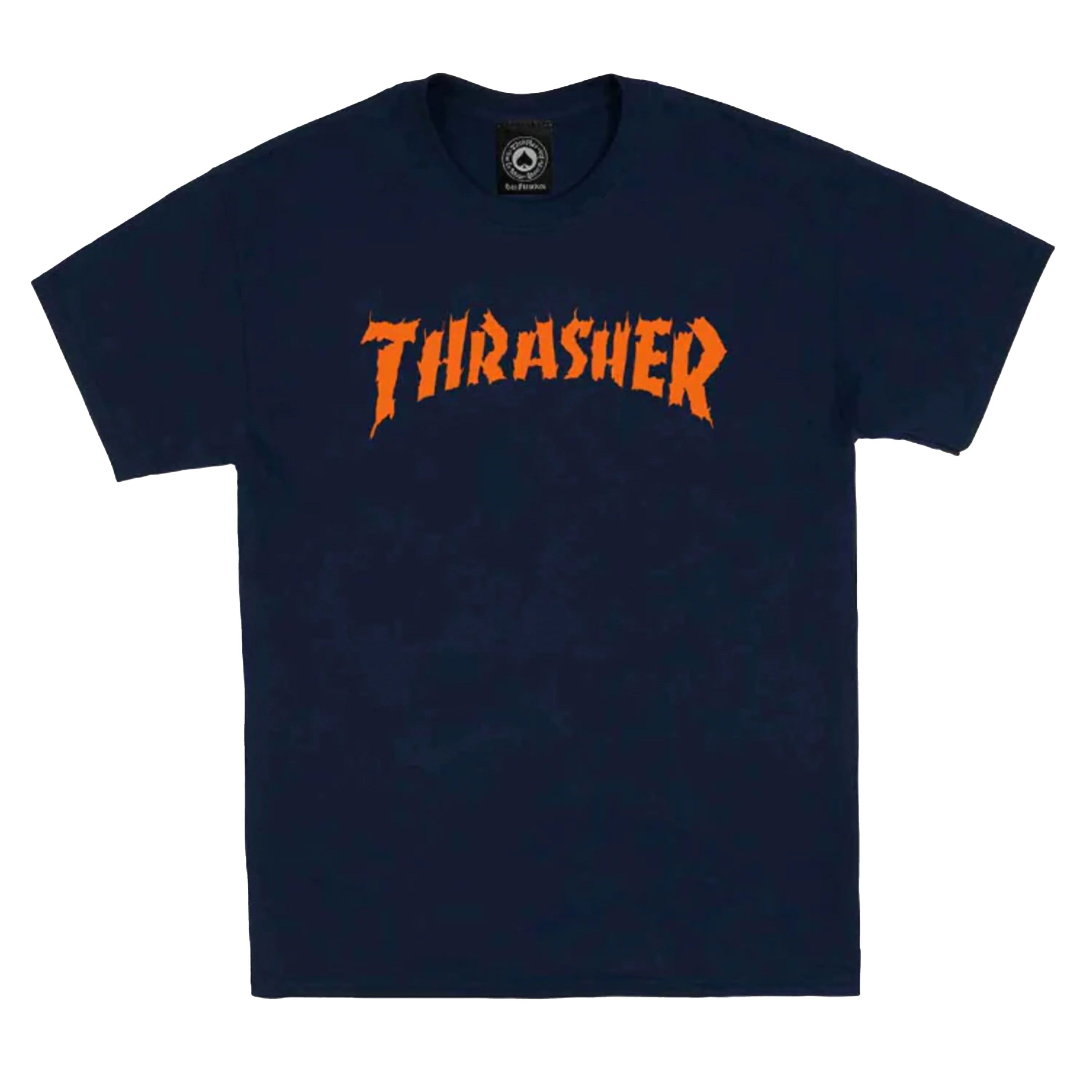 THRASHER BURN IT DOWN TEE NAVY