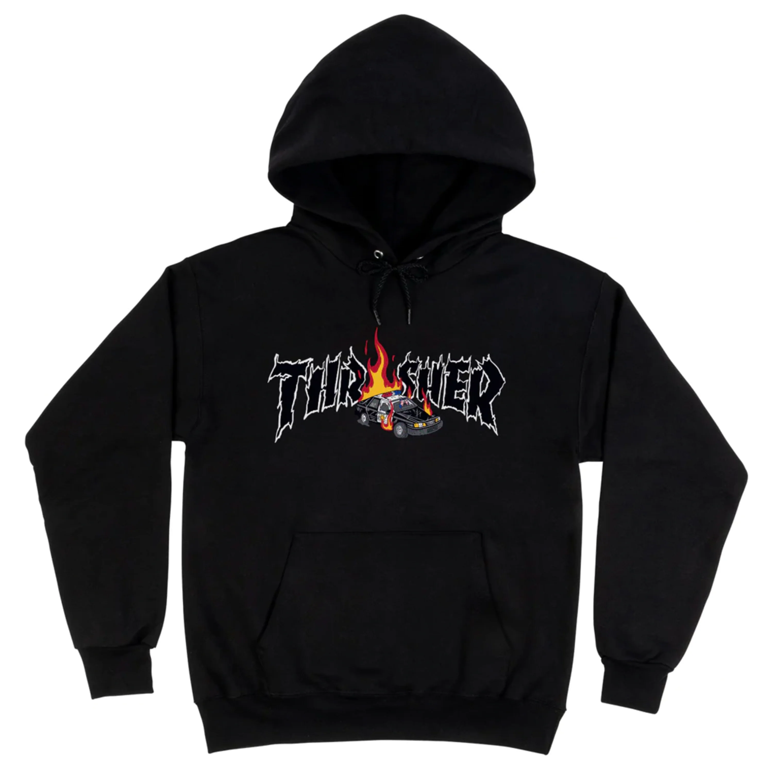 THRASHER COP CAR HOODIE BLACK