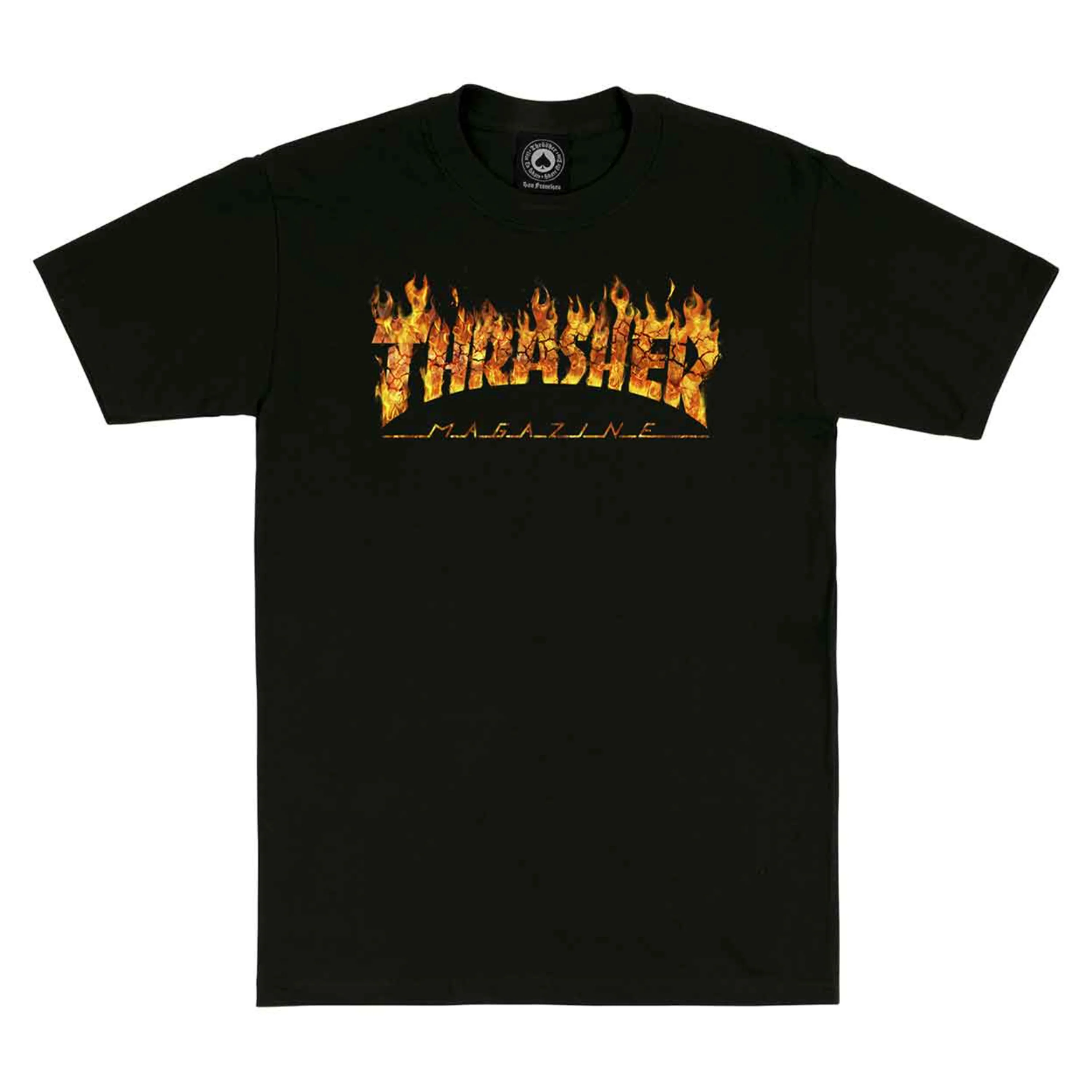 THRASHER INFERNO TEE BLACK