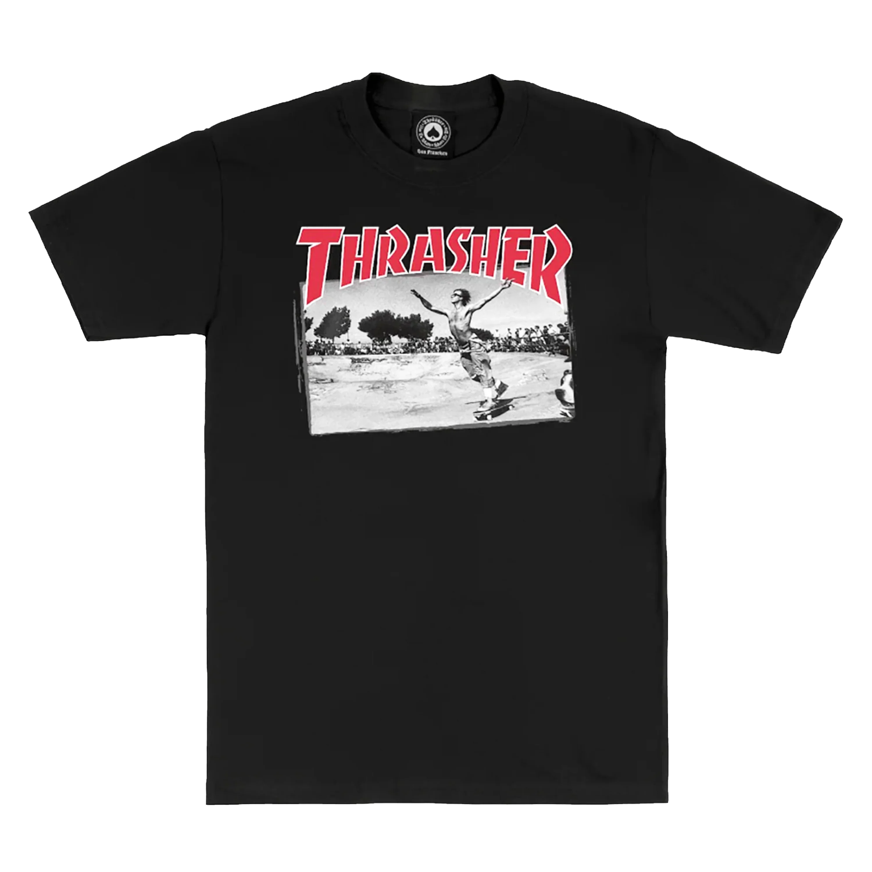 THRASHER JAKE DISH TEE BLACK