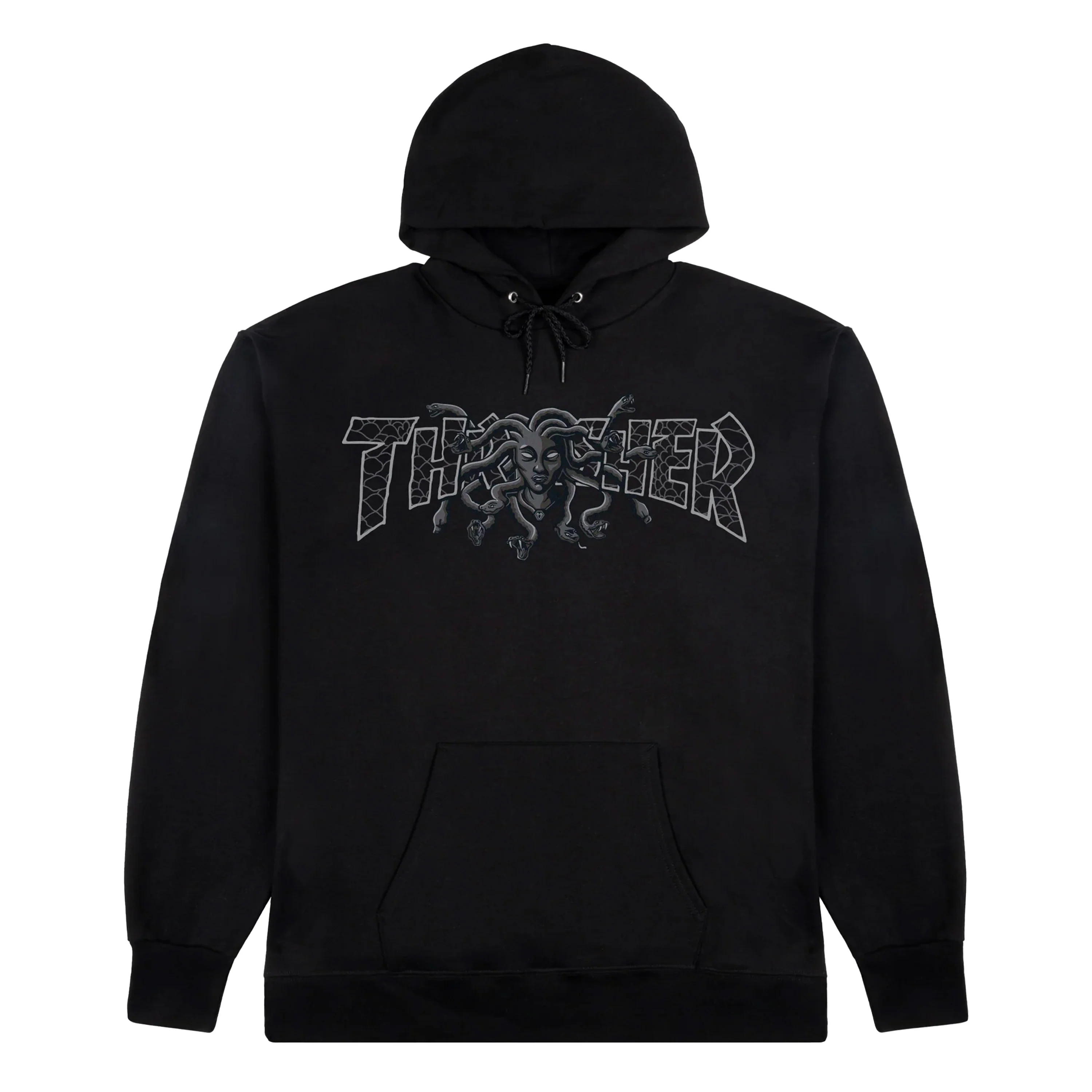 THRASHER MEDUSA HOODIE BLACK