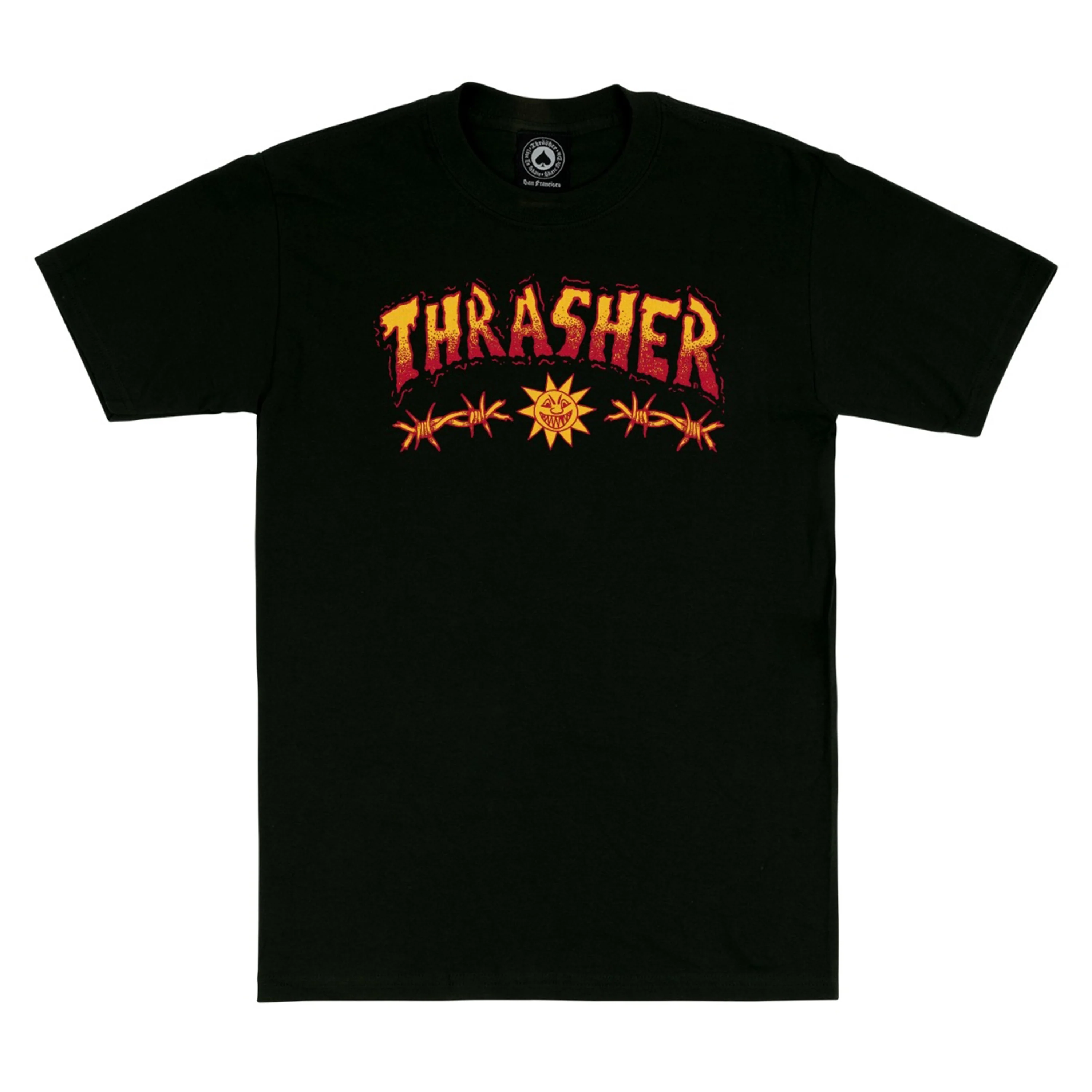 THRASHER SKETCH TEE BLACK