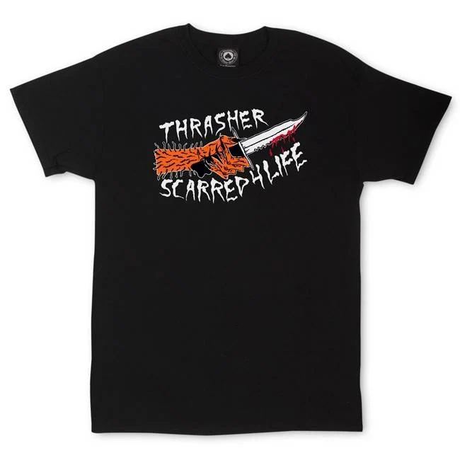 THRASHER SCARRED 4 LIFE T-SHIRT