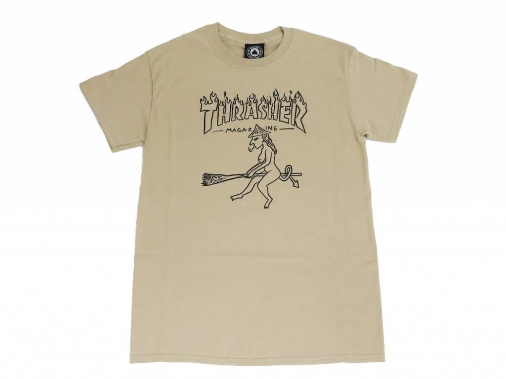 THRASHER WITCH T-SHIRT TAN