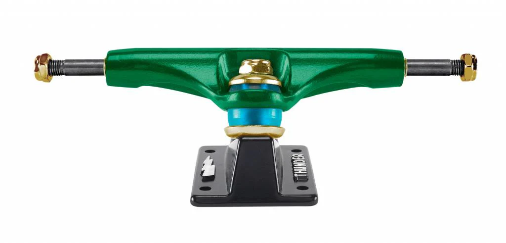 THUNDER TRUCKS 147 GOLDSTRIKE LT GRN/BLK (SET OF TWO) - Image 2