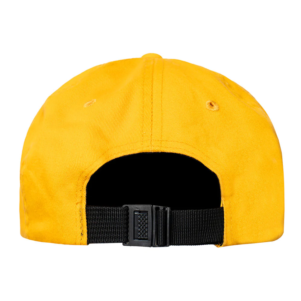 TIRED SCHOLAR 6 PANEL CAP MUSTARD - Image 3