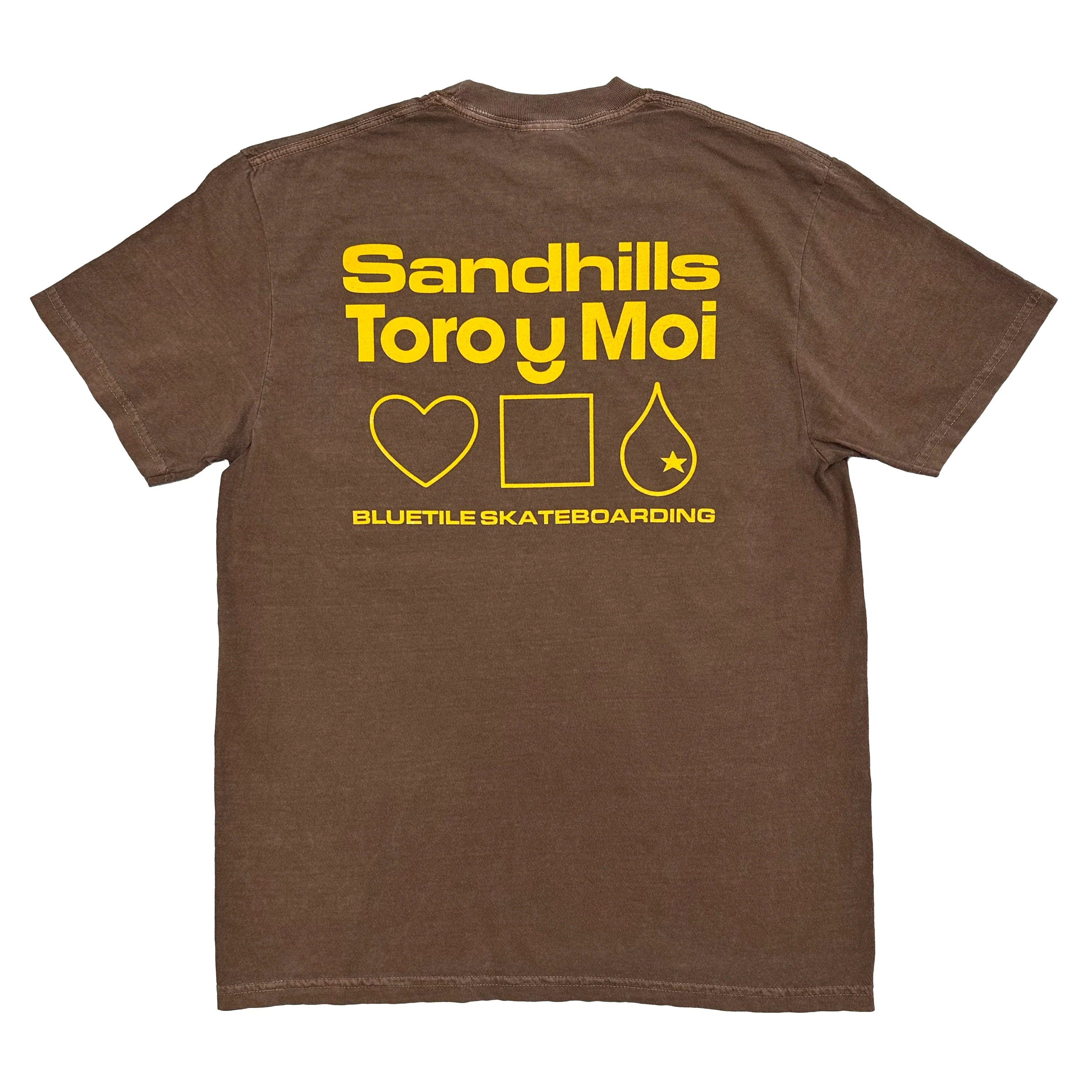 TORO Y MOI X BLUETILE "SANDHILLS" TEE ESPRESSO - Image 2