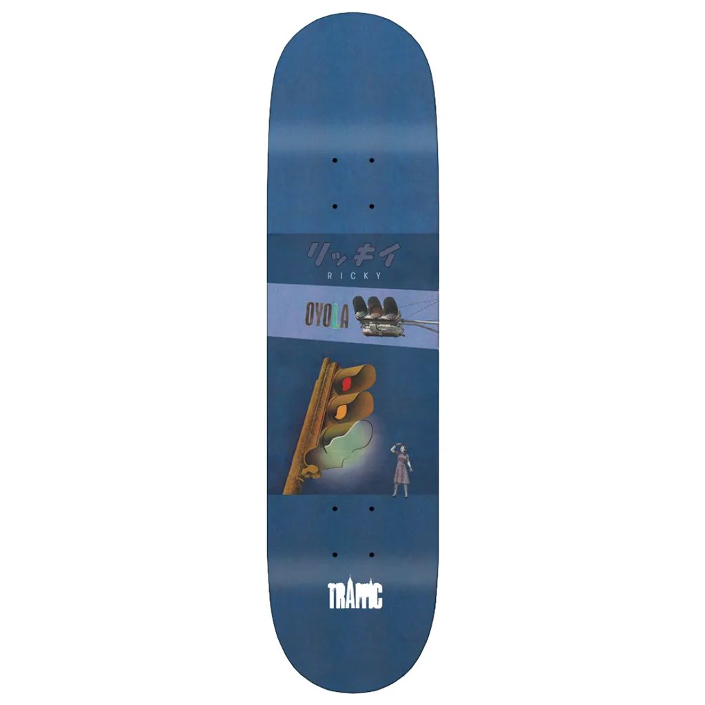 Traffic Skateboards Vintage Oyola Deck 8.5