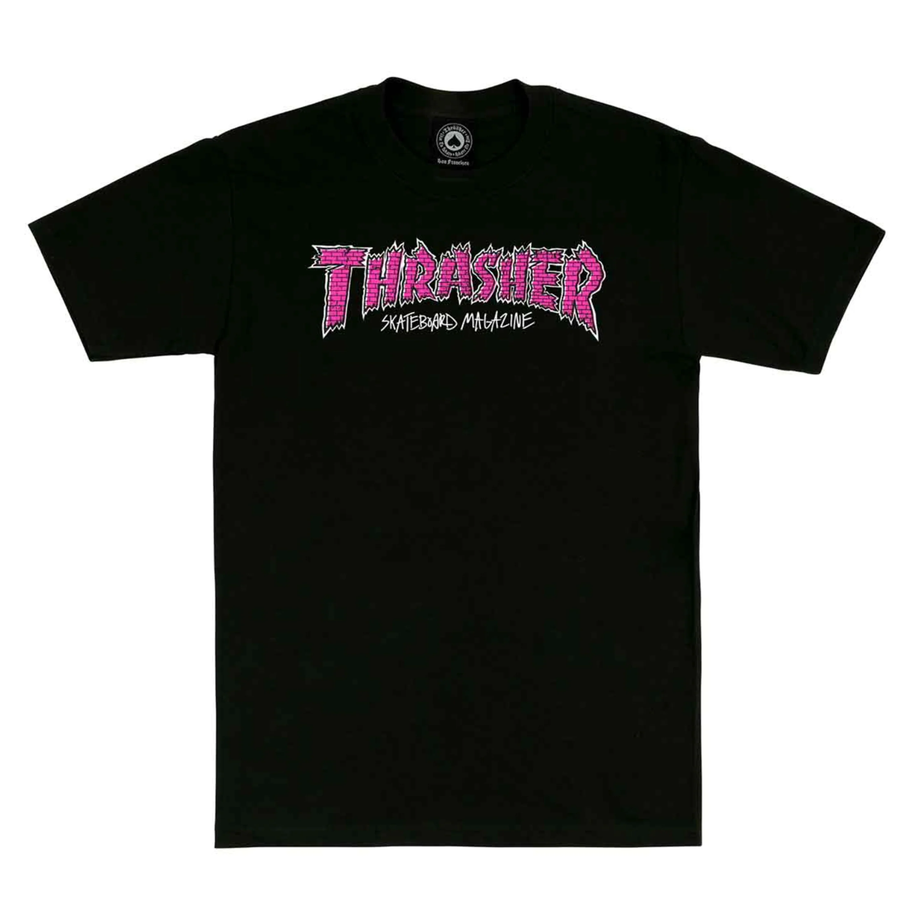 TRASHER BRICK TEE BLACK