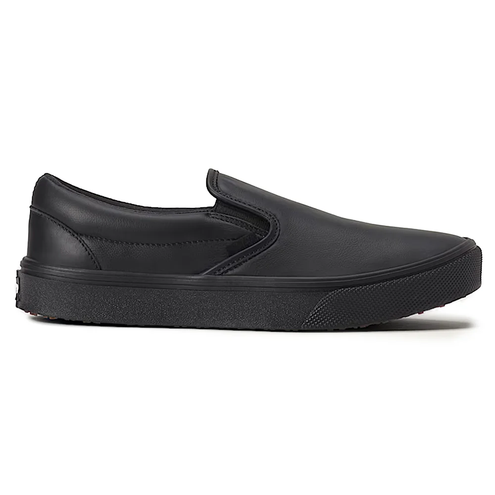 VANS CLASSIC SLIP-ON MADE FOR THE MAKERS LEATHER GUM BLACK