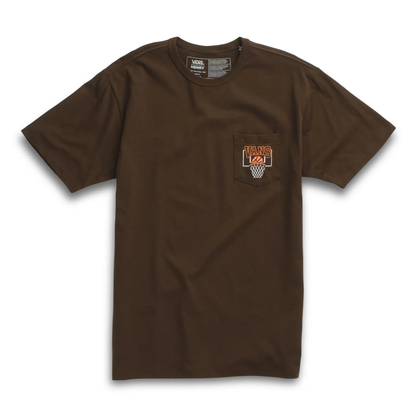 VANS JUSTIN HENRY POCKET TEE DEMITASSE