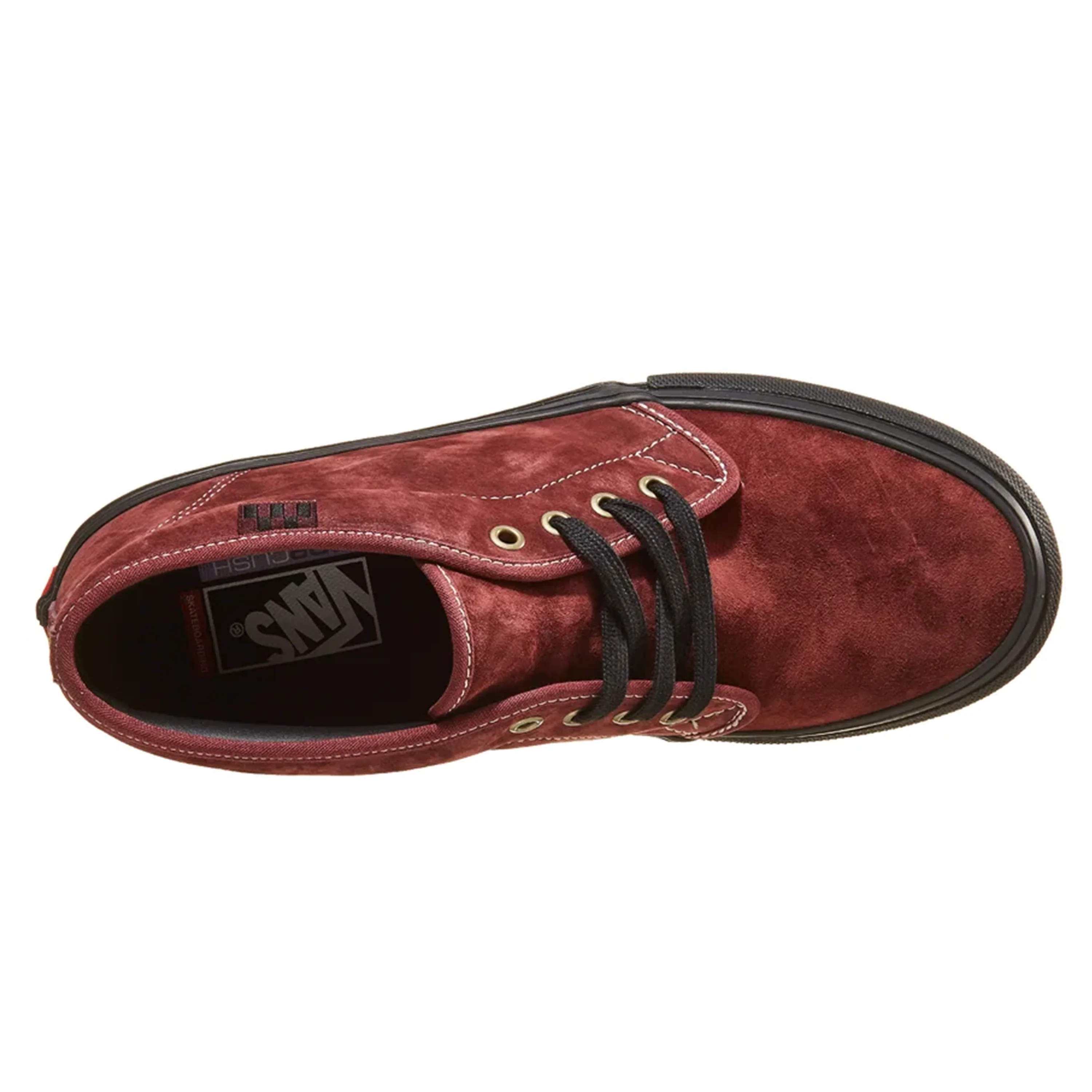 VANS SKATE CHUKKA DARK RED / BLACK - Image 3
