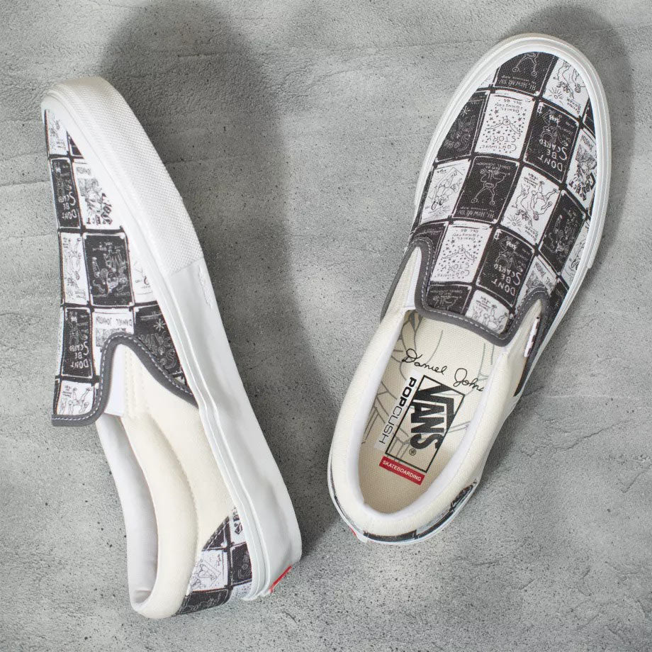 VANS SKATE ERA DANIEL JOHNSTON RAVEN SLIP-ON - Image 4