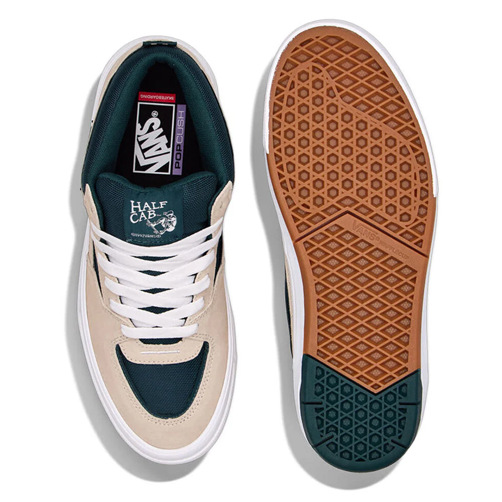 VANS SKATE HALF CAB WAFFLE CUP OATMEAL / DEEP TEAL - Image 3