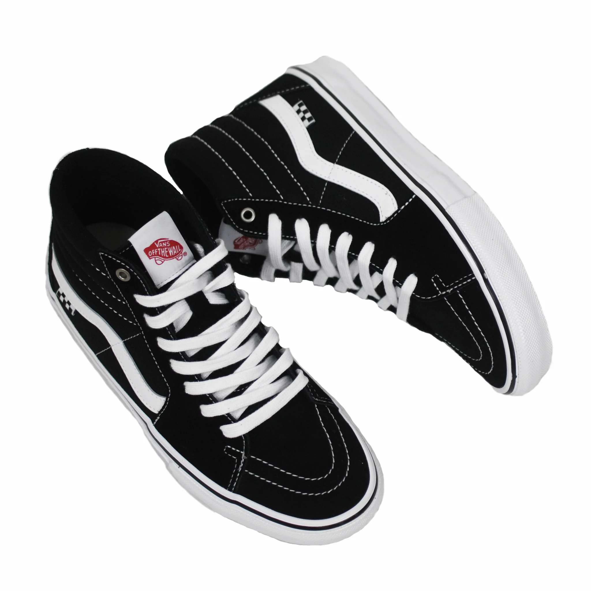 VANS SKATE SK8-HI BLACK / WHITE - Image 3