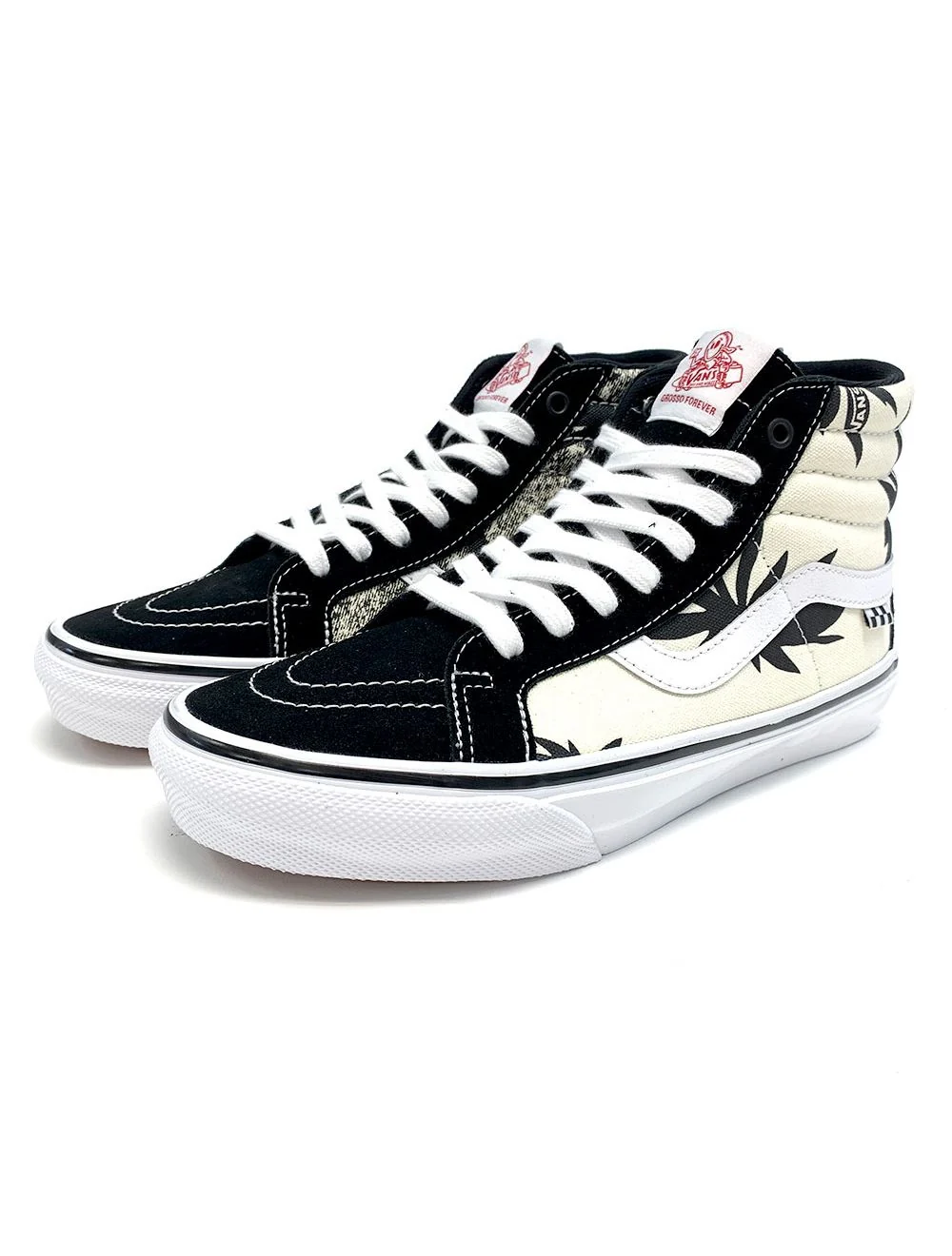 VANS SKATE SK8-HI REISSUE GROSSO '88 BLACK PALMS - Image 2