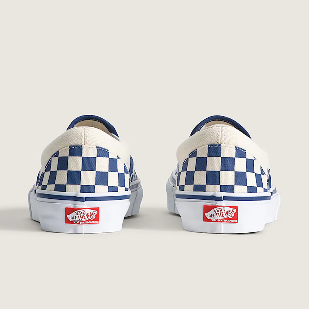 VANS SKATE SLIP-ON CHECKERBOARD BLUE - Image 4