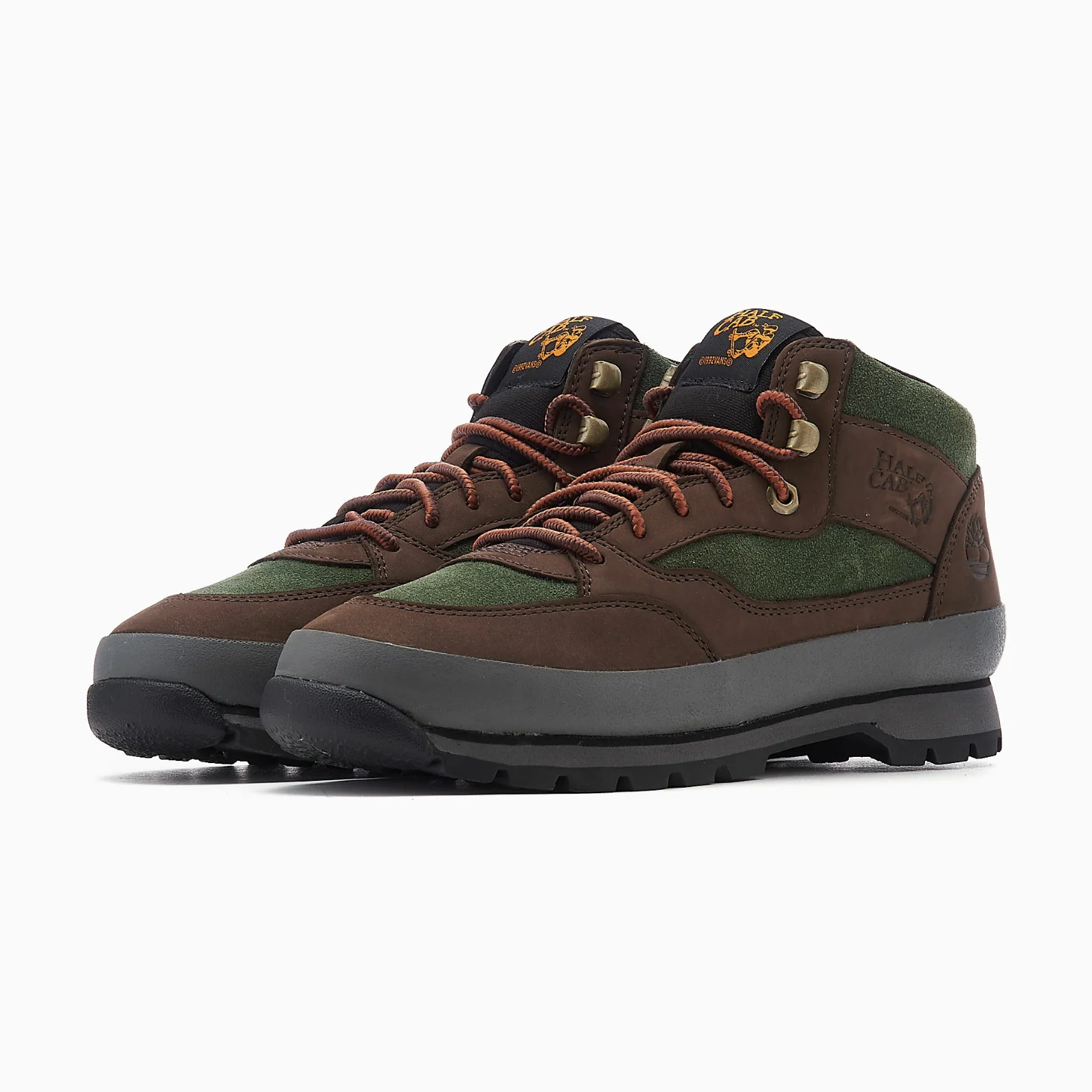 VANS SKATE X TIMBERLAND HALF CAB HIKER GREEN / BROWN - Image 4