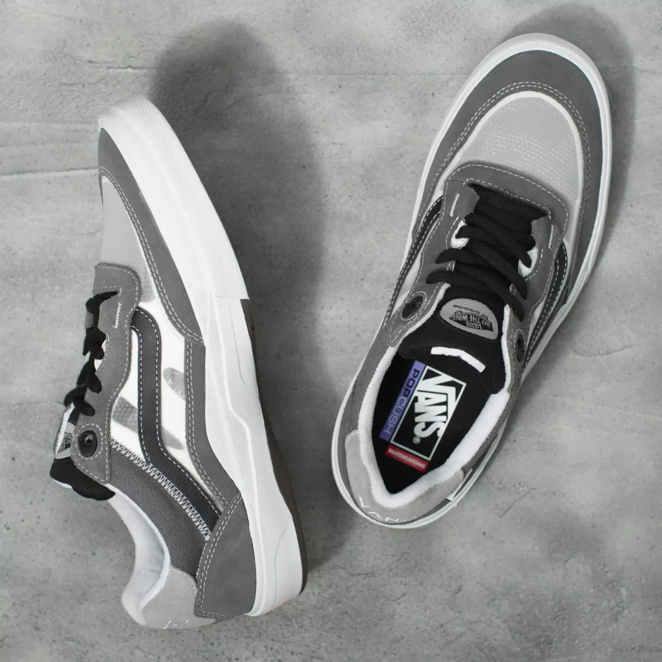 VANS SKATE WAYVEE GREY/WHITE - Image 2