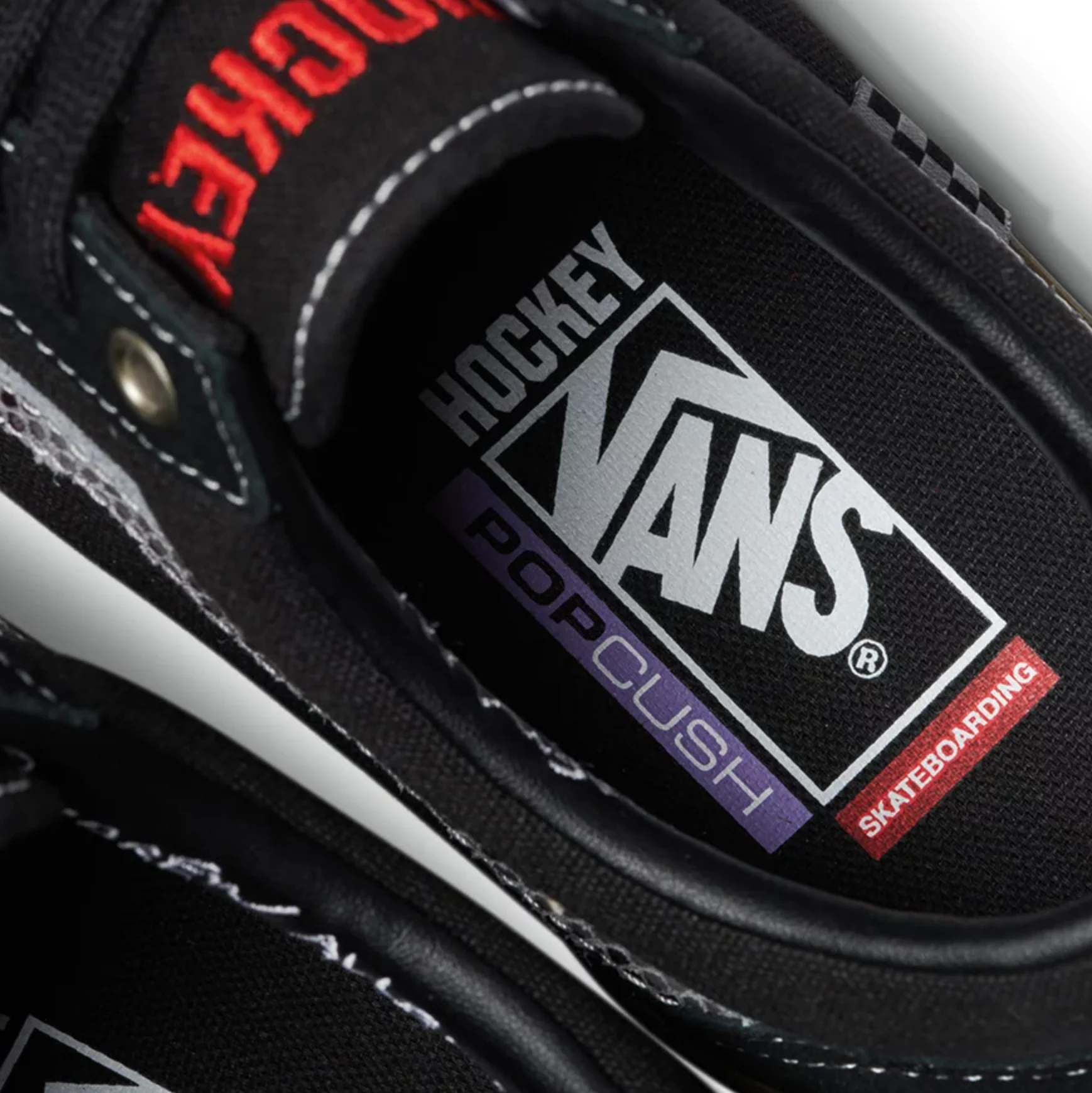 VANS X HOCKEY SKATE OLD SKOOL BLACK SNAKE SKIN - Image 2