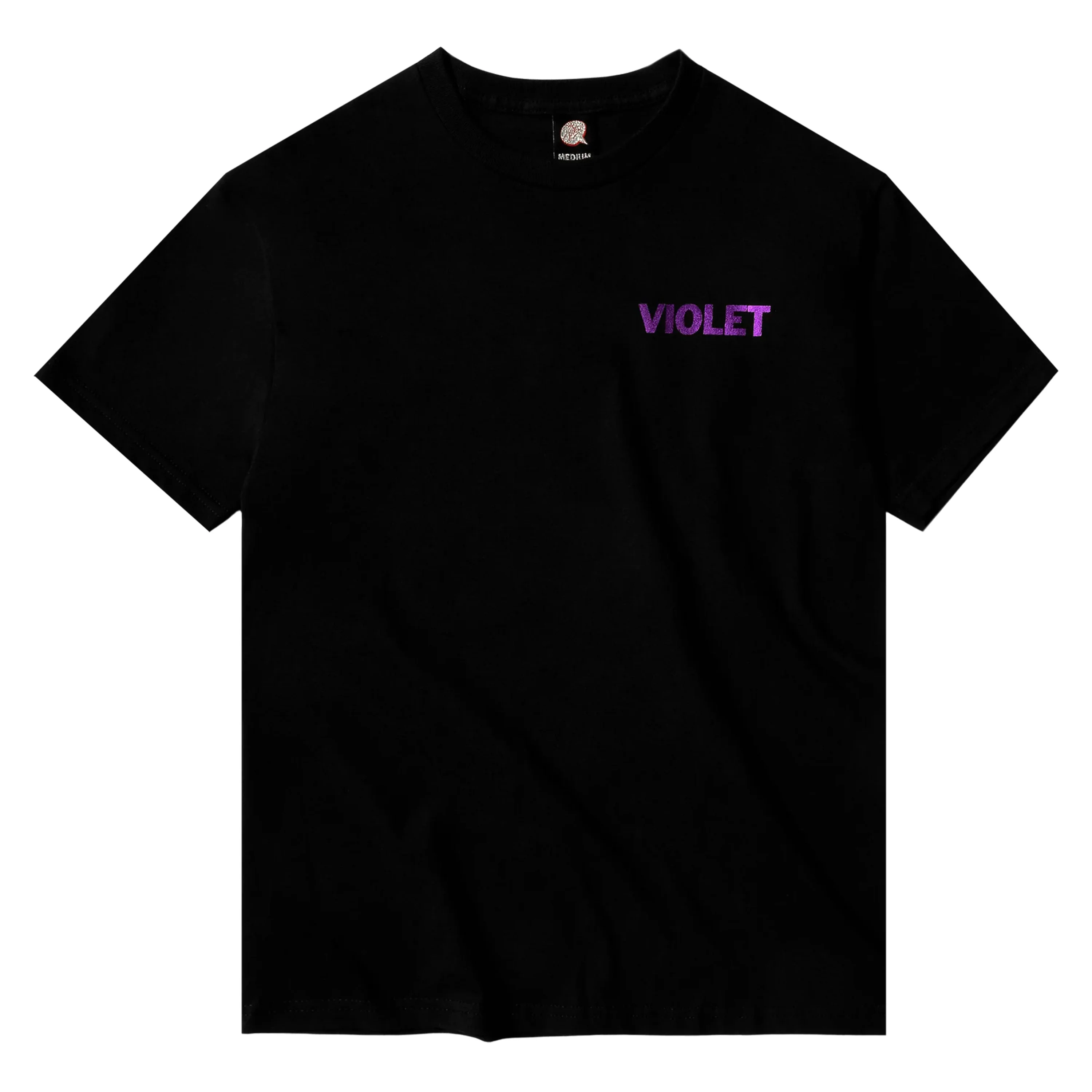 VIOLET PEACE TEE BLACK - Image 2
