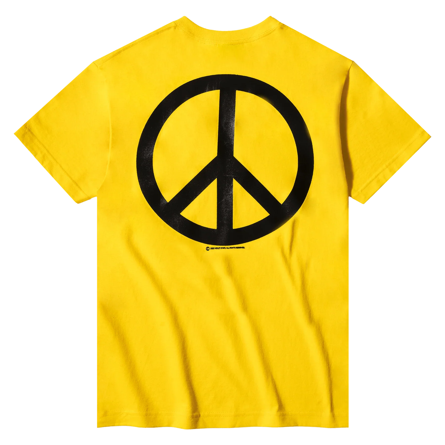 VIOLET PEACE TEE YELLOW