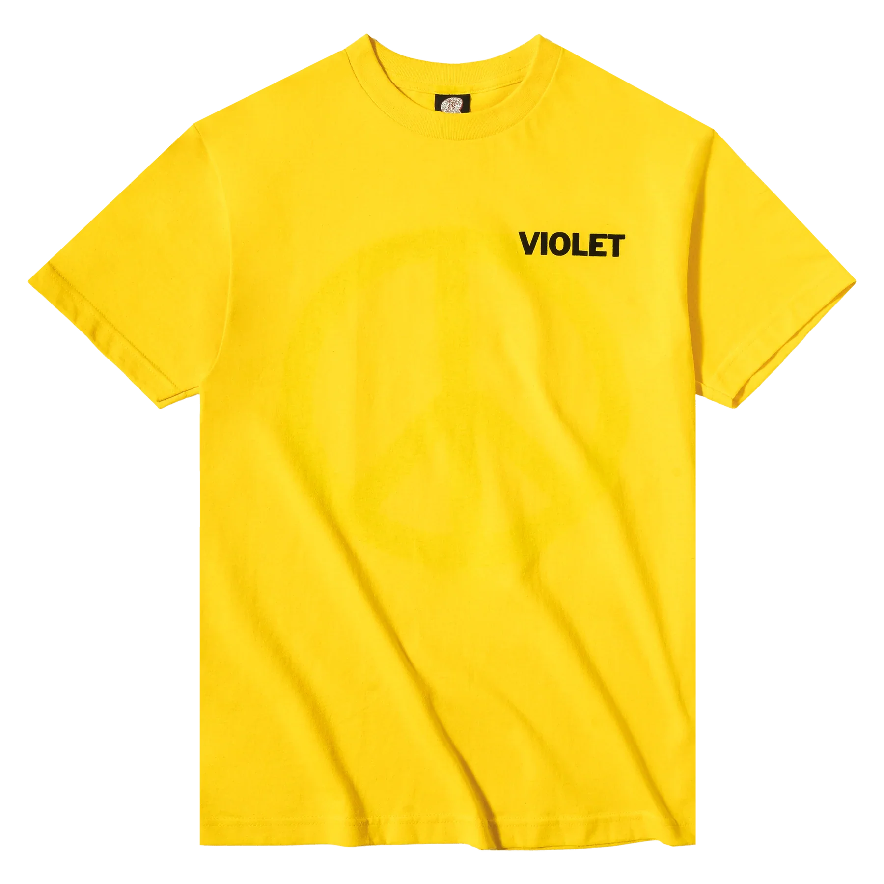 VIOLET PEACE TEE YELLOW - Image 2