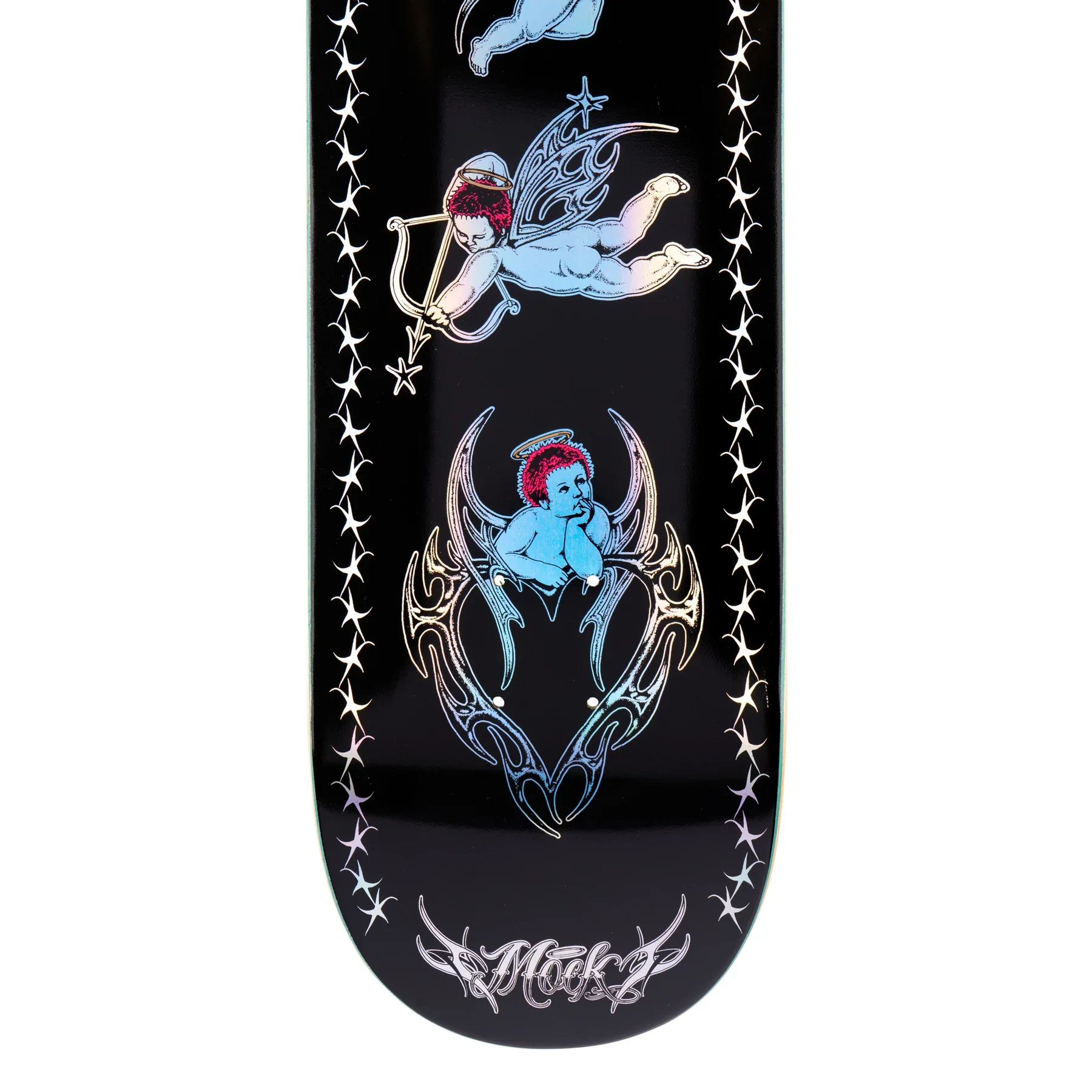 WELCOME MOCK CHERUBS ON ISLAND BLACK FOIL - Image 4