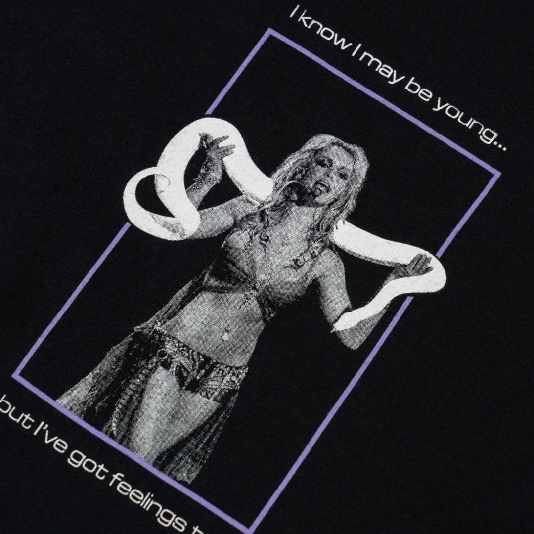 WELCOME X BRITNEY PRINCESS TEE BLACK - Image 3