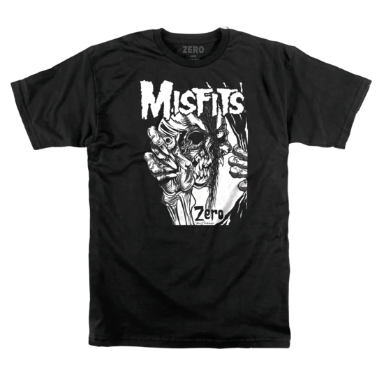 ZERO X MISFITS EVIL EYE T-SHIRT BLACK